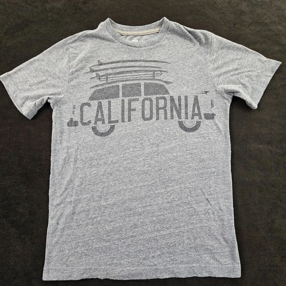 California Surf Boards Old Navy Gray Short Sleeve T-Shirt Boys XL